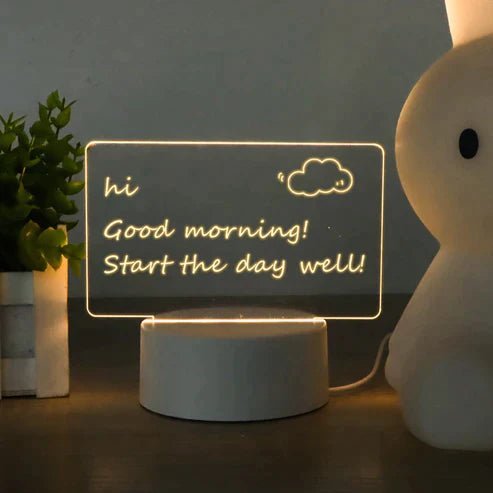 GlowWrite LED Message Night Light - thegadgets-hub.com