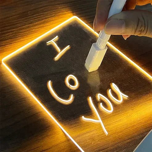 GlowWrite LED Message Night Light - thegadgets-hub.com