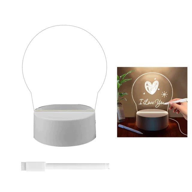 GlowWrite LED Message Night Light - thegadgets-hub.com